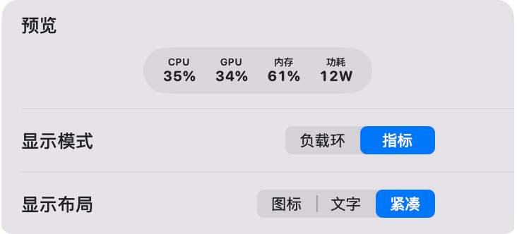 紧凑模式
